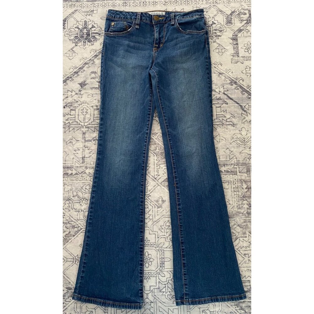 Vintage Phat Fashions Silver Label Juniors Bootcut Jeans Size 9 Tall Denim Y2K - Picture 3 of 5